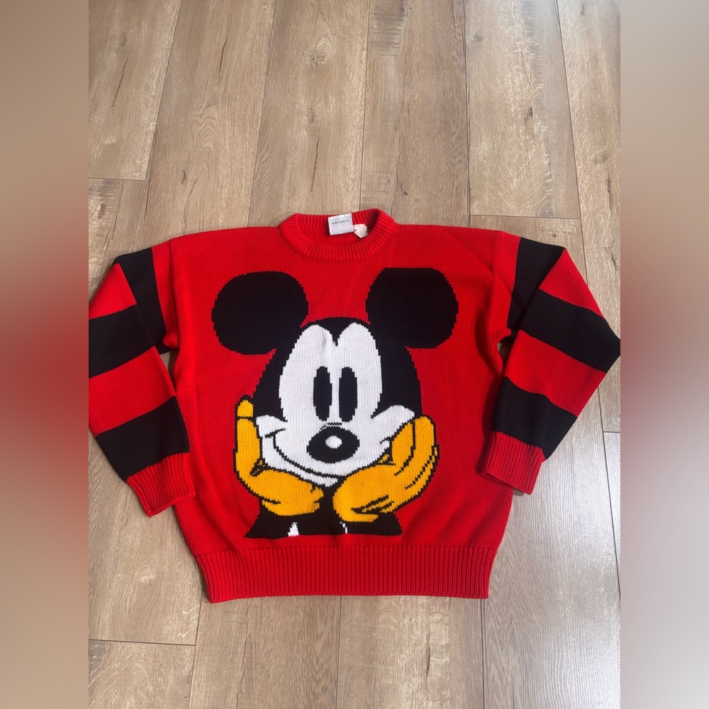 Vintage Knit Mickey Sweater